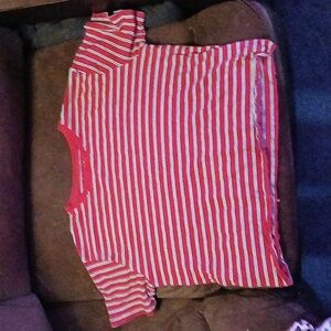Hollister Classic Striped cropped tee shirt